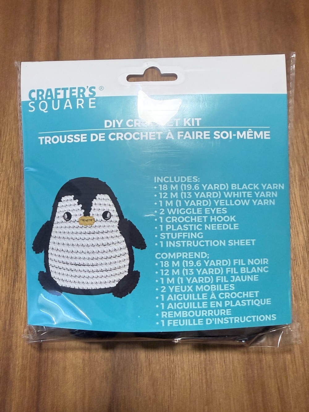 Crafter’s Square DIY Penguin Crochet Kit | NWT